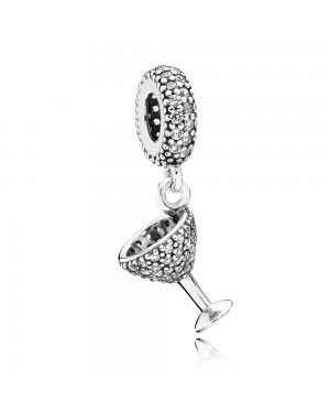 PANDORA Cocktail Glass Celebration Charm JSP1011 In Sterling Silver