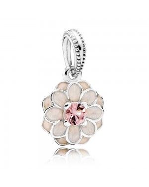 PANDORA Blooming Dahlia Pendant Floral Charm JSP0786 