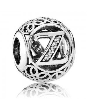 PANDORA Vintage Z Swirl Alphabet Charm JSP0752 