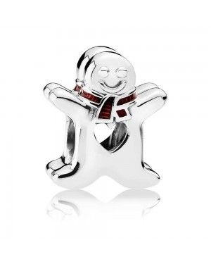 PANDORA Gingerbread Man Christmas Charm JSP0699 