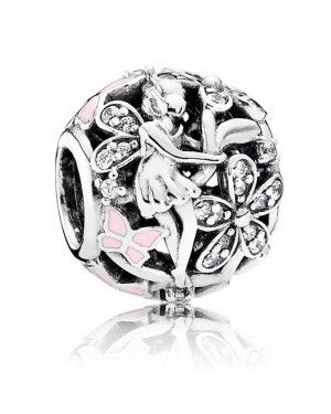 Dazzling Daisy Fairy Fairytale Charm JSP0780 In Silver