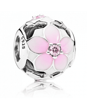 PANDORA Magnolia Bloom Floral Charm JSP0707 With CZ 