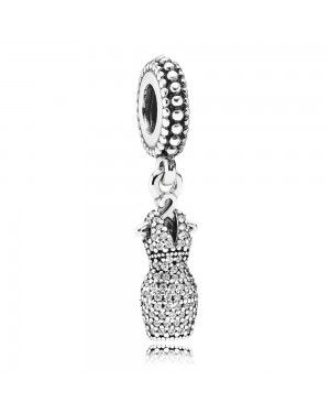 PANDORA Dazzling Dress Charm JSP0739 In Sterling Silver