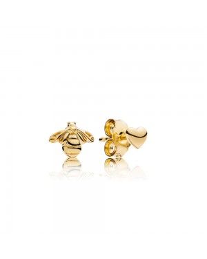 Pandora Heart And Bee Stud Earrings 267071