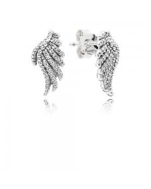 Pandora Majestic Feathers Stud Earrings 290581CZ