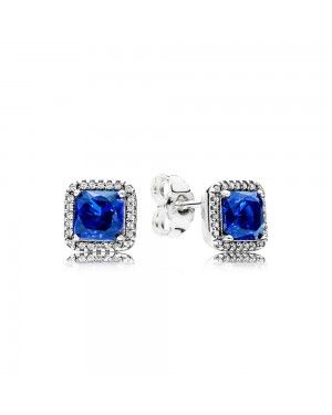 Pandora Blue Timeless Elegance Stud Earrings 290591NBT