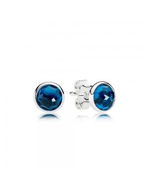 Pandora December Droplets Stud Earrings 290738NLB