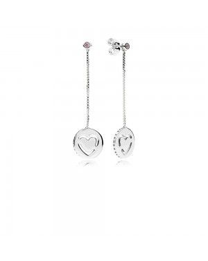 Pandora Pure Love Drop Earrings 296577FPC