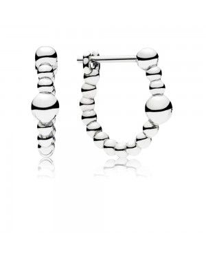 Pandora String Of Beads Hoop Earrings 297532