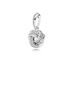 Pandora Sparkling Love Knot Pendant Charm 390385CZ