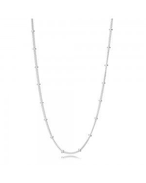 Pandora Silver Beaded Necklace 397210