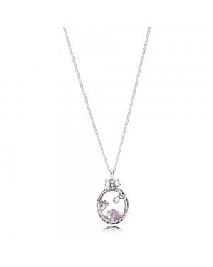 Pandora Locket Of Dazzle Necklace 397716ACZMX