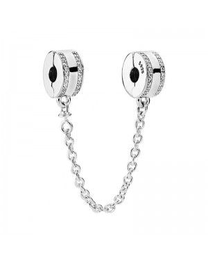 Pandora Logo Safety Chain 792057CZ