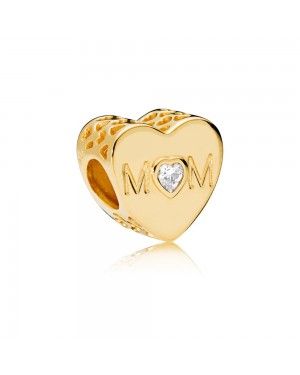 Pandora Mother Heart Charm 761881CZ