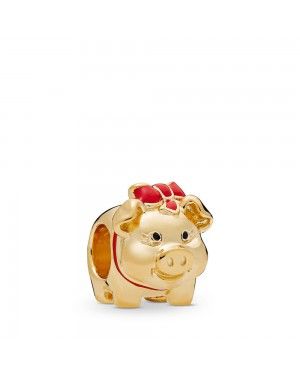 PANDORA SHINE PIGGY BANK CHARM