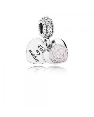 Pandora Mother'S Rose Pendant Charm 791528EN40