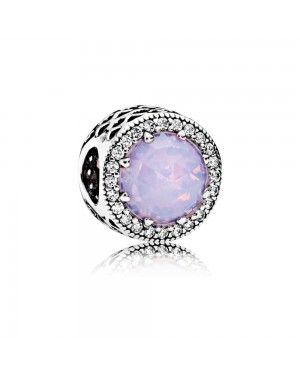 Pandora Opalescent Pink Radiant Hearts Charm 791725NOP