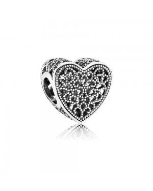 Pandora Openwork Romance Heart Charm 791811