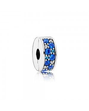 Pandora Blue Mosaic Shining Elegance Spacer Clip 791817NSBMX