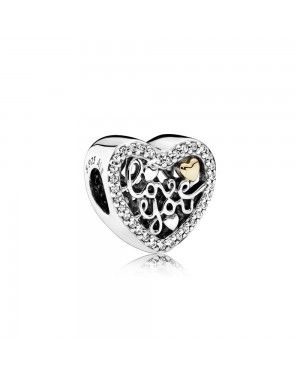 Pandora Love Script Charm 792037CZ