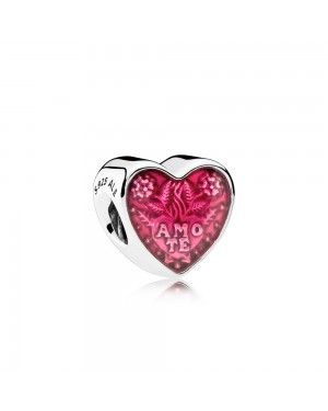 Pandora Latin Love Heart Charm 792048EN117