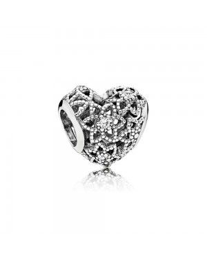 Pandora Blooming Heart Charm 796264CZ