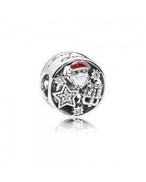 Pandora Christmas Joy Charm, Mixed Enamel & Clear Cz 796364CZ