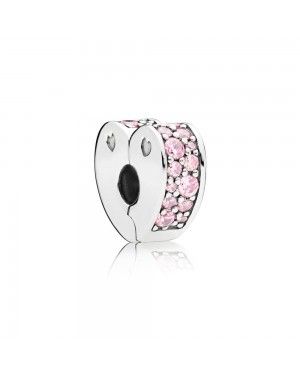 Pandora Pink Arcs Of Love Clip 797020PCZ