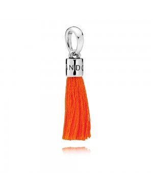 Pandora Orange Tassel Pendant Charm 797212COE