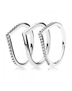 Pandora Wish Bone Ring Stack GS0112