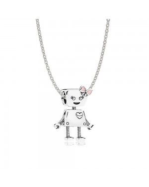 Pandora Sterling Silver Bella Bot Necklace Set GS0095