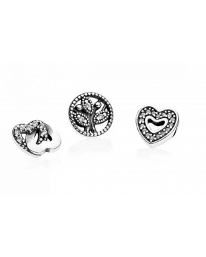 PANDORA Petite Memories Family Locket Charm Set JSP0688 