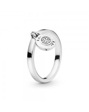 Pandora Logo Padlock Ring 197400CZ