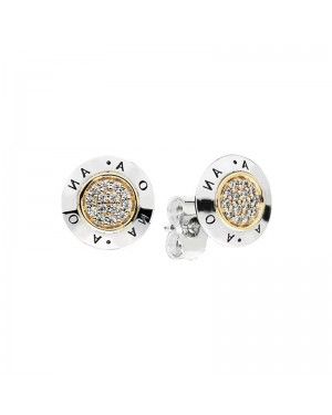 Pandora Signature Stud Earrings 296230CZ