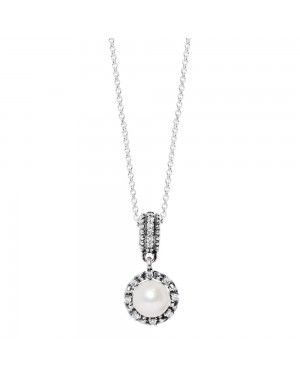 PANDORA Necklace Pendant JSP0232 With Clear CZ 