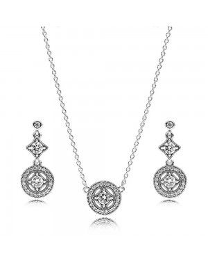 PANDORA Vintage Allure Dropper Jewellery Set JSP0039 