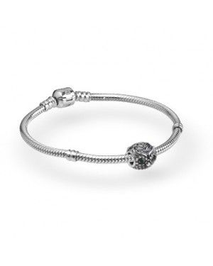 PANDORA Wise Owl Animal Complete Bracelet JSP0405 With Pave CZ In Sterling Silver