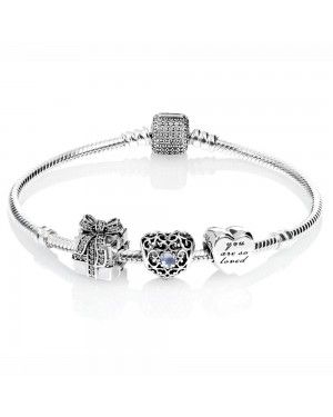 PANDORA March Birthstone Birthstone Complete Bracelet JSP0356 