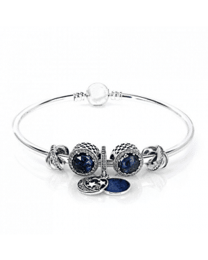 PANDORA Celestial Tales Moon and Stars Complete Bangle JSP0197 