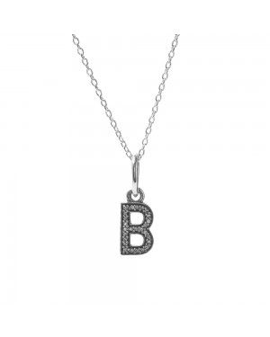 PANDORA Alphabet B Alphabet Necklace JSP0129 