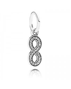 PANDORA Infinity Dropper Pendant JSP0968 With Cubic Zirconia 