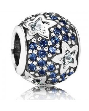 PANDORA Midnight Blue Stars Charm JSP0952 