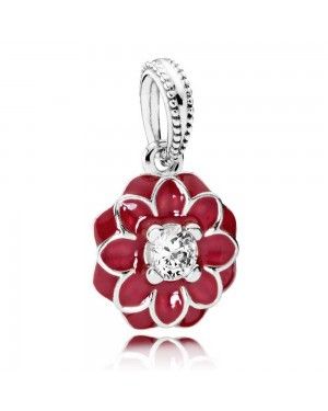 PANDORA Oriental Bloom Flower Drop Charm JSP0787 