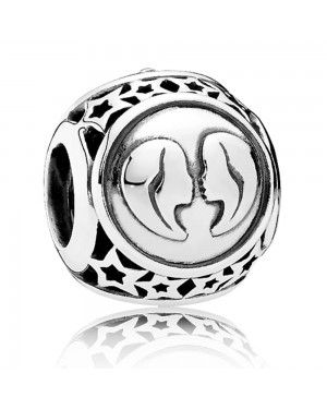 PANDORA Gemini Star Sign Zodiac Charm JSP1494 In 925 Silver