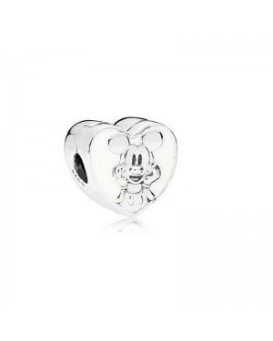 Mickey Inspired Heart Shaped Clip Charm 797169EN12