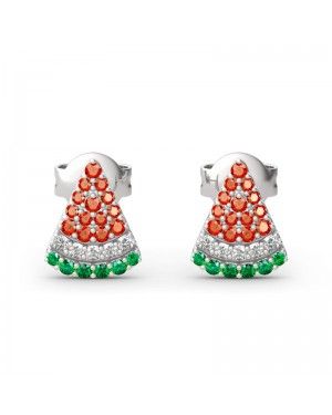 Joanfeel"Summer Fruit" Watermelon Stud Earrings