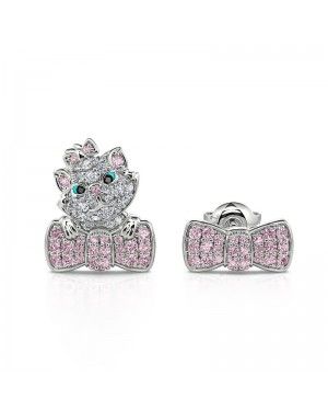 Joanfeel"I Love Cats" Bow Design Mismatched Stud Earrings