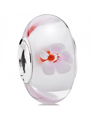 PANDORA Cherry Blossom Murano Floral Charm JSP1608 