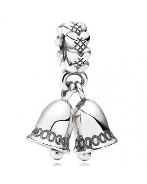PANDORA Bells Dropper Wedding Charm JSP1585 In Silver
