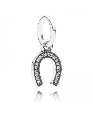 PANDORA Lucky Horseshoe Pendant JSP1000 In Sterling Silver